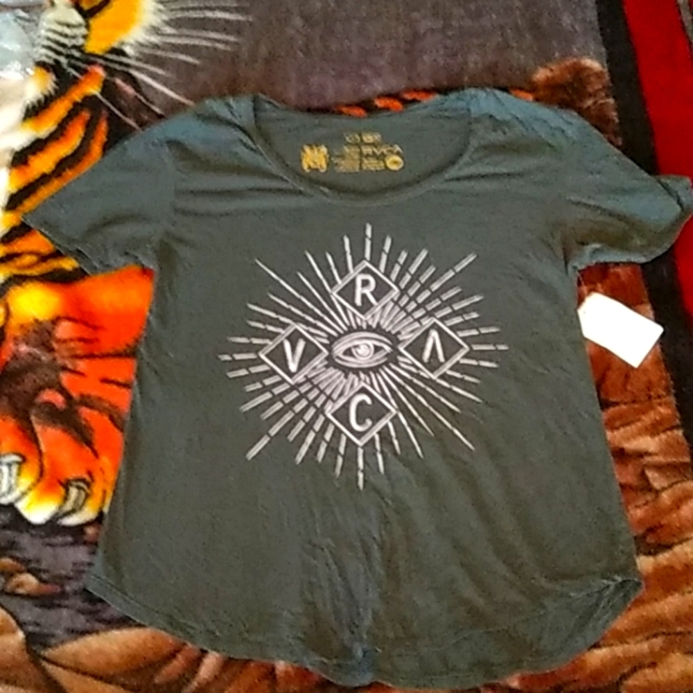 Blouse, RVCA VA, Large, Black